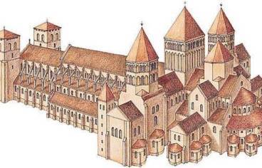 Image de l'abbaye de Cluny / Larrousse